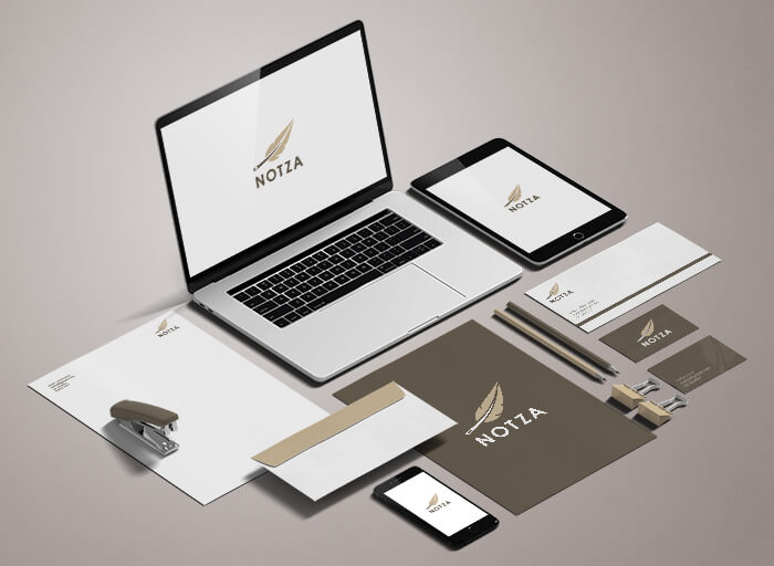 Notza Branding Mockup