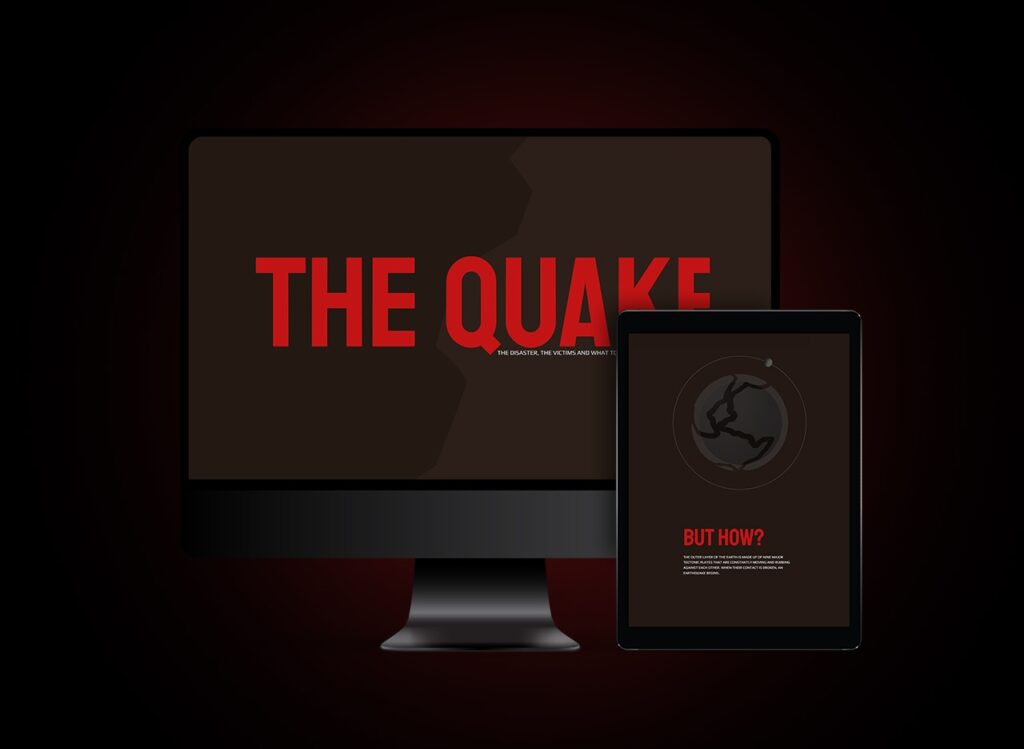 TheQuake iMac and iPad Mockup